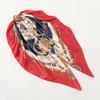90x90CM Square Scarf New Luxury Design Popular Silk Style The Four Seasons Scarves Women Sunscreen Beach Kerchief Hijab