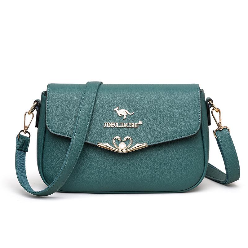 Cross-Border Women s Fashion Single Shoulder Bag - Chic, Luxurious, Versatile, Small Square Design синий
