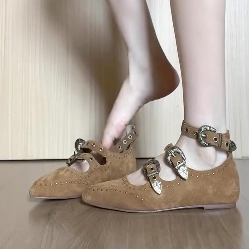 Retro Mori literary sandals temperament increase single shoes women's summer fashion wear versatile casual shoes Mary Jane shoes