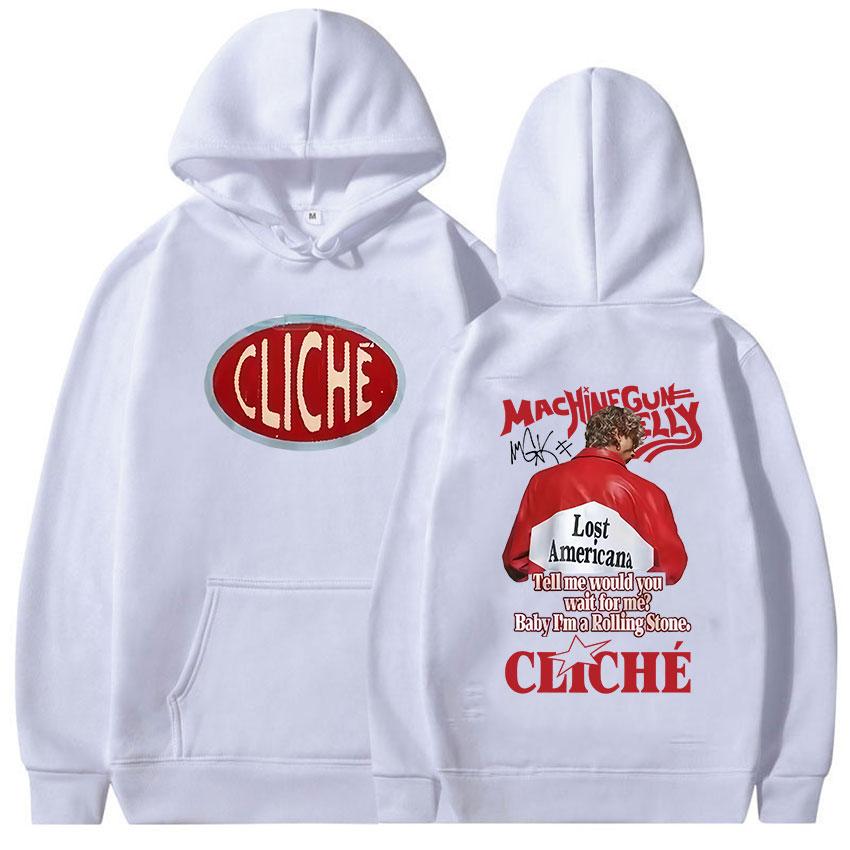 Machine Mgk Lost Americana Tour 2025 Neuer Hoodie Herren Damen Vintage Langarm Mode Sweatshirt Hip Hop Pullover Kapuzenpullover Herbst