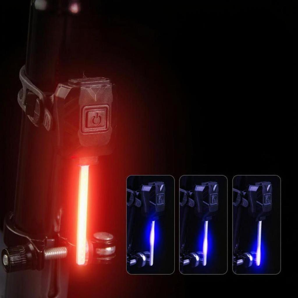 Bike, solarpowered Rear Light, lightemitting diode Warning Night Riding, Waterproof Cycling