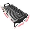 Slot Grill, Collapsible Bbq Grill For Easy Storage, Steel Portable Folding Charcoal And Wood Fuel Barbecue Rack