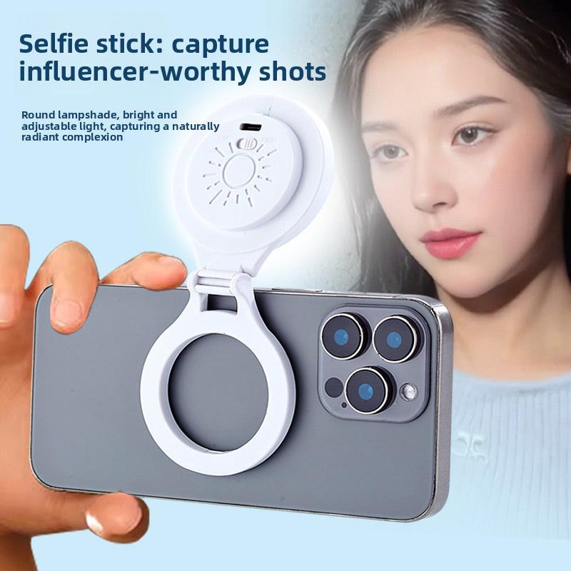 Mobile Phone Magnetic Filling Light Selfie Beauty Light Mobile Phone Filling Light Portable Mini Magnetic Bracket