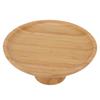 Einfache Hohe Obstplatte Haushalt   Holz Rund Hoch Obstkuchen Tablett Hohe Obstschale