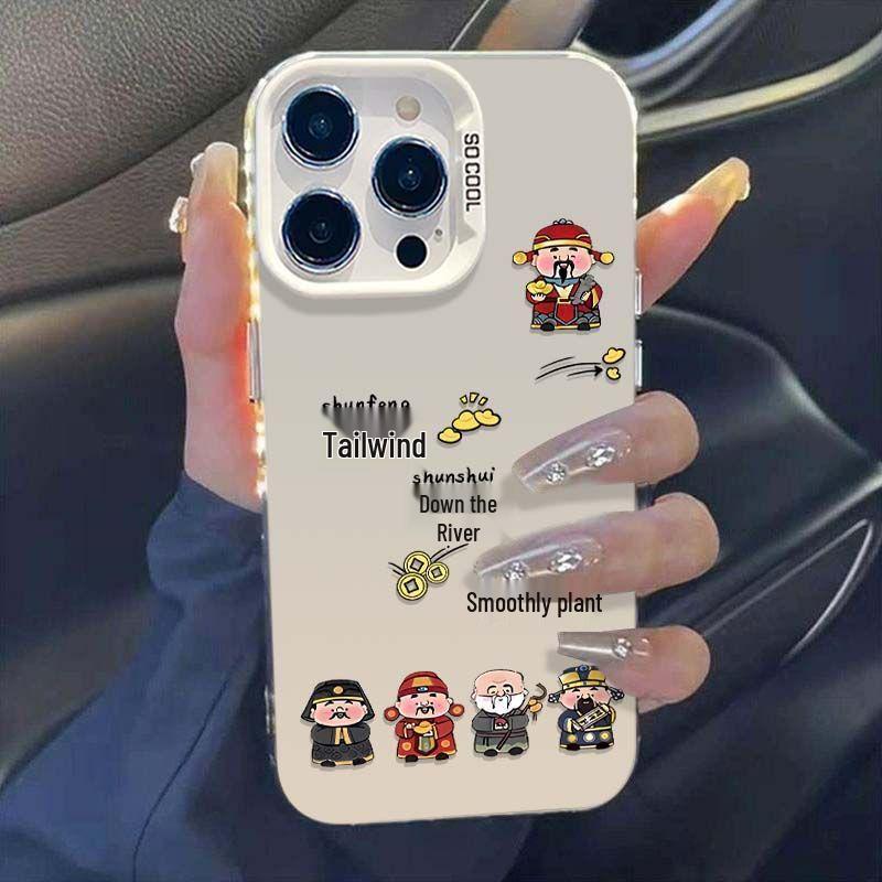 

Shuncaishen Silver Case for Apple 17Pro, iPhone Air/16/15/14/13 XS