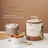 Insulated Round Lunch Bag for Office Workers - Waterproof & Thick Aluminum Foil