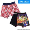 Airin Bandai Super Mario Premium Boxer Briefs, 2-Pack, Pattern A (Sizes 100cm/110cm/120cm), Boys Assorted, 572