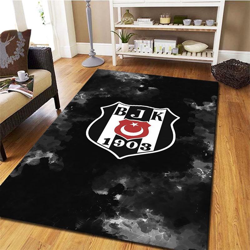 Besiktas Gymnastics Club Carpet Rug for Living Room Bedroom Home Sofa Decoration,Kids Play Non-slip Floor Mat