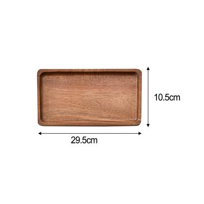 Irregular Oval Wooden Serving Tray for Dinner Plates Snacks Fruit and Dessert Solid Wood Tray for Dining and Entertaining Use