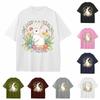Boys And Girls Casual Loose Easter Print T-Shirt Round Neck Pullover Short Sleeve Top