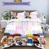 3pcs Kuroko's Basketball Design Cover Set - HD Printed Bedding with 1 Cover and 2 Pillowcases - Perfect for Home and Dorm Decor