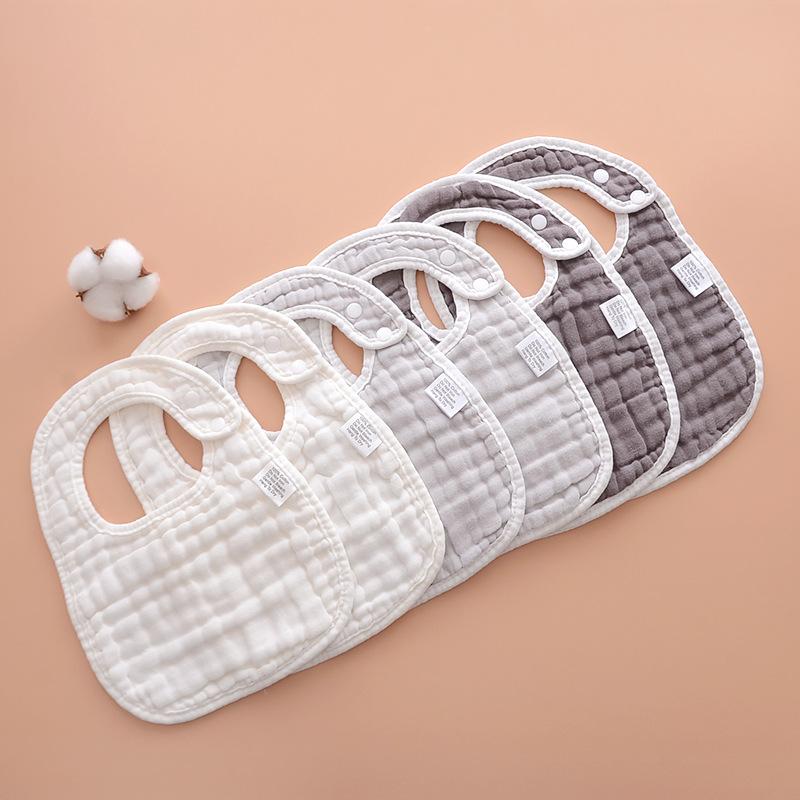 1 Piece Newborn Burp Cloths Bandana Baby Bibs Cotton Infant Feeding Bib For Kids Boys Girls Soft Saliva Towel