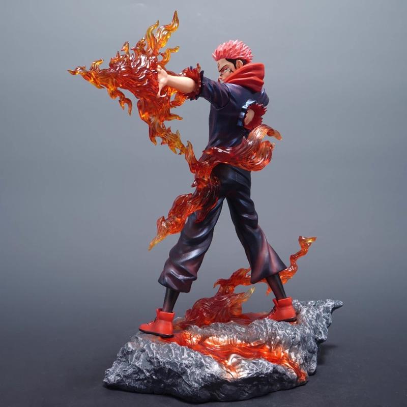 ג'וג'וטסו קאיסן 30 ס"מ מהדורת אקסטרים סוקונה דמויות פעולה יוג'י איטאדורי צעצוע אנימה דגם GK פסל מוגמר צבוע PVC מתנות לבנים