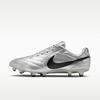 Herren Sneaker Tiempo Ligera Pro FG Metallisches Silber Schwarz Metallisches Silber/Schwarz