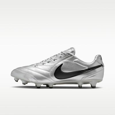 Nike Tiempo Ligera Pro FG Low  Metallic Silver Black  39