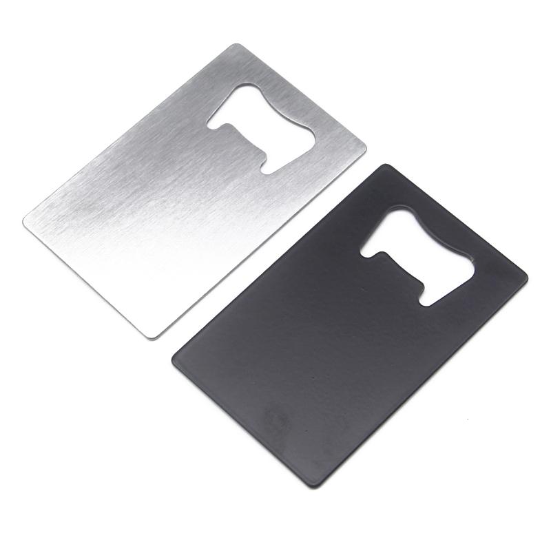 

Открывалка для пивных бутылок Открывалка для бутылок из нержавеющей стали Креативная открывалка для пивных бутылок в стиле кредитной карты Многофункциональная открывалка для бутылок чёрный