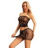 Bright diamond lingerie see-through breast bag skirt dress sexy large size passion clothes