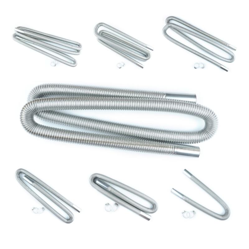 Efficient Car Heater Exhaust Pipe Stainless Steel Exhaust Duct Improve Engine Temperature for Easy Start & Reduced Wear