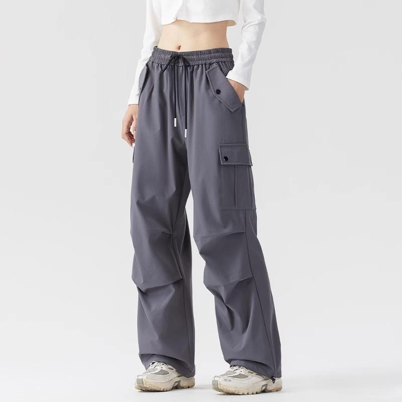 Work Pants for Women In Autumn New Wide-leg Slim Relaxed Pants Outdoor Mountaineering Charge Pants