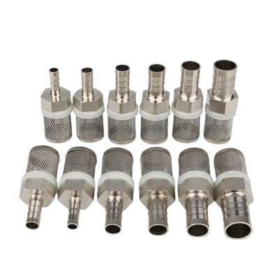 8~20mm Hose Filter Stainless Steel Mesh Strainer Filter Irrigation Car Washing Aquarium Fish Tank Water Pump Filtering