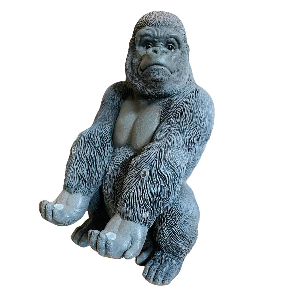 Ubia Gorilla Smartphone Stand, 12 x 11 x 19 cm, Doll Figurine, Animal Ornament, Garden Decor, Gorilla, H20379-A