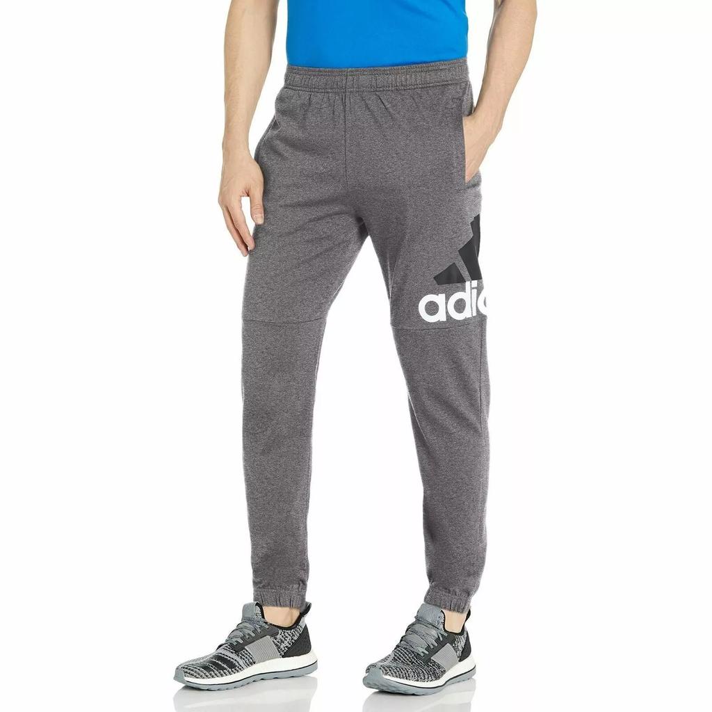 adidas Essentials Performance Bequem Stylisch Tapered Strick Jogginghose Herren Jogginghosen Dunkelgrau Weiß CF5073
