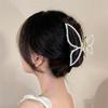 AEE4-Schmetterlings-Klammerclips Metall-Haarklammern Goldene Haarklammern für Damen Niedliche Haarklammern Ersatzteile