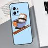 Kawaii Sushi Crowd Case For Xiaomi Redmi Note 14 13 9 10 11 12 Pro 12S Cover For Redmi 15C 15 13C 12C 14C 10C