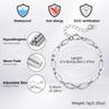 Fashion Silver Color Hollow Cross Chain Bracelets for Men High Quality Stainless Steel Bracelet Waterproof Punk Jewelry Gift