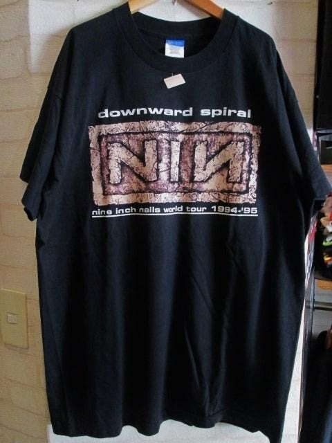 

Nine Inch Nails NIN Graphic Band Vintage Style Tee Black Repint Unisex T-Shirt S