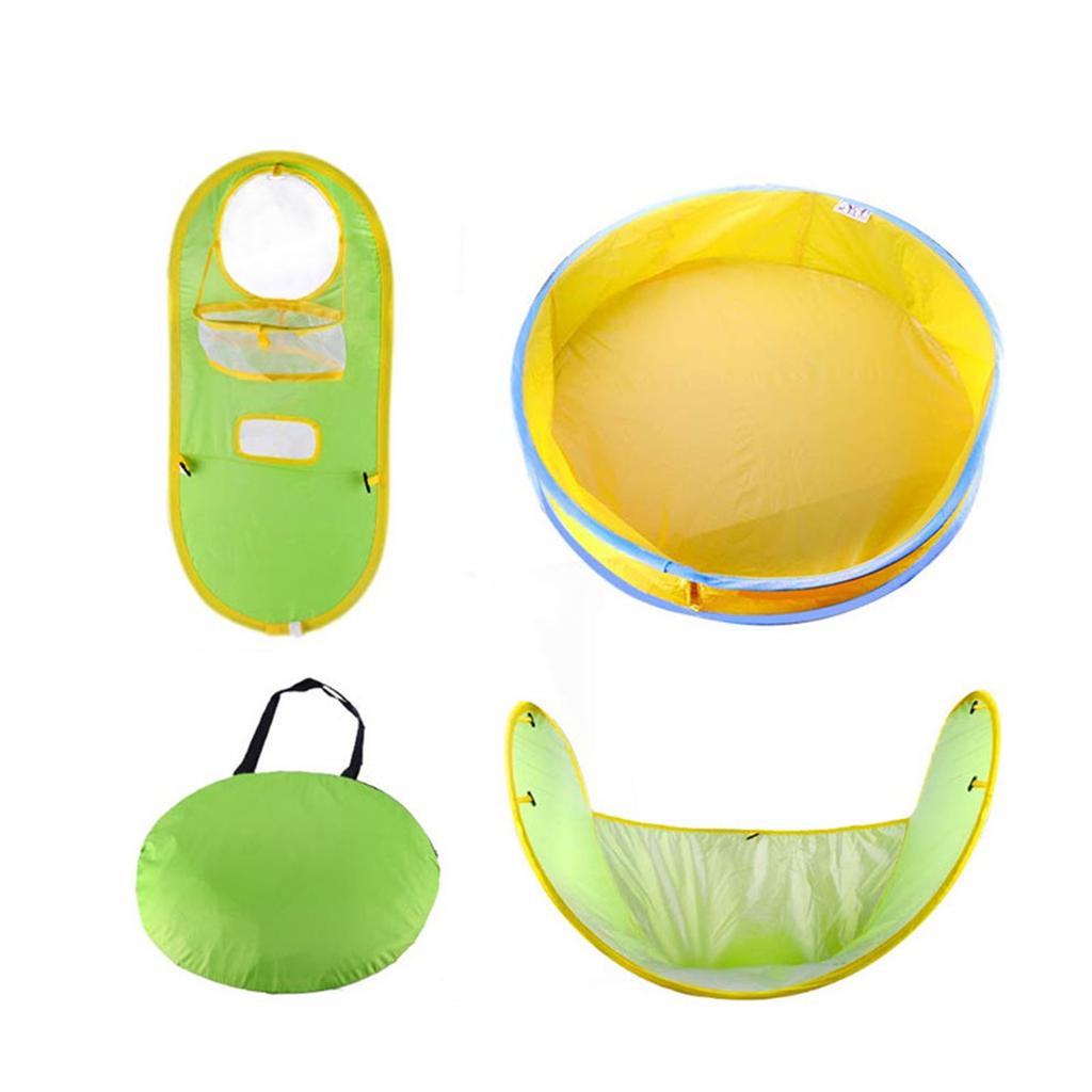 Beach Tent Portable Play Tent Paddling Pool Automatic Speed Open Children Swimming Pool