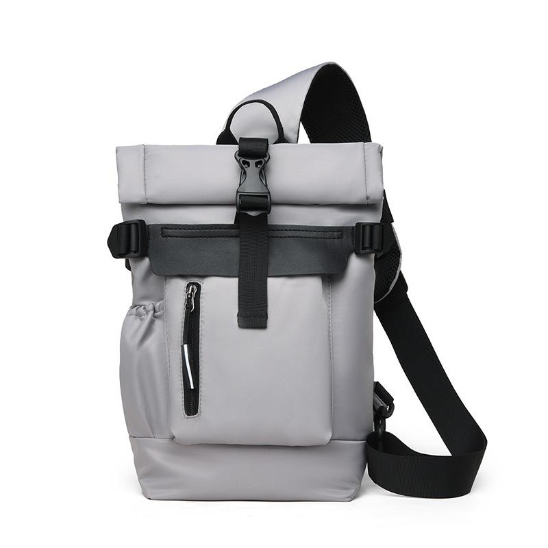 Men's breast bag New business commuter messenger nylon shoulder bag Chest bag Large capacity bag
