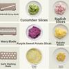 Manual Vegetable Cutter with Hand Protector Speedy Slicing Kitchen Grater With Box Plastic Cucumber Slicer Meal Prep