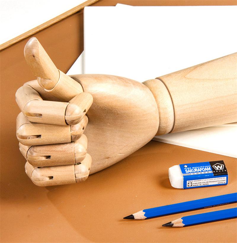 Ahşap El Vücut Çizim Eylem Oyuncakları Çizim Eskiz Manken Model Hareketli Uzuvlar Figürler Ev Dekorasyonu Sanatçı Modelleri Eklemli Bebek