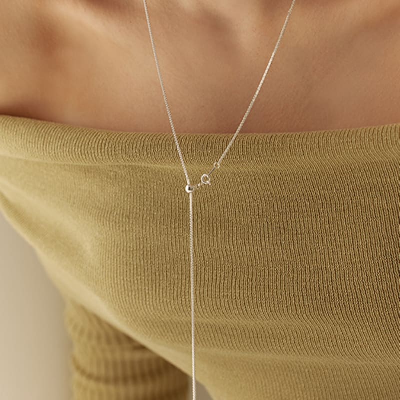 

Lewe [3 possible styles] Three-way multi long necklace Silver