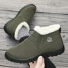 Cotton shoes winter foreign trade one-pedal large size thickened short boots couple outdoor warm snow boots