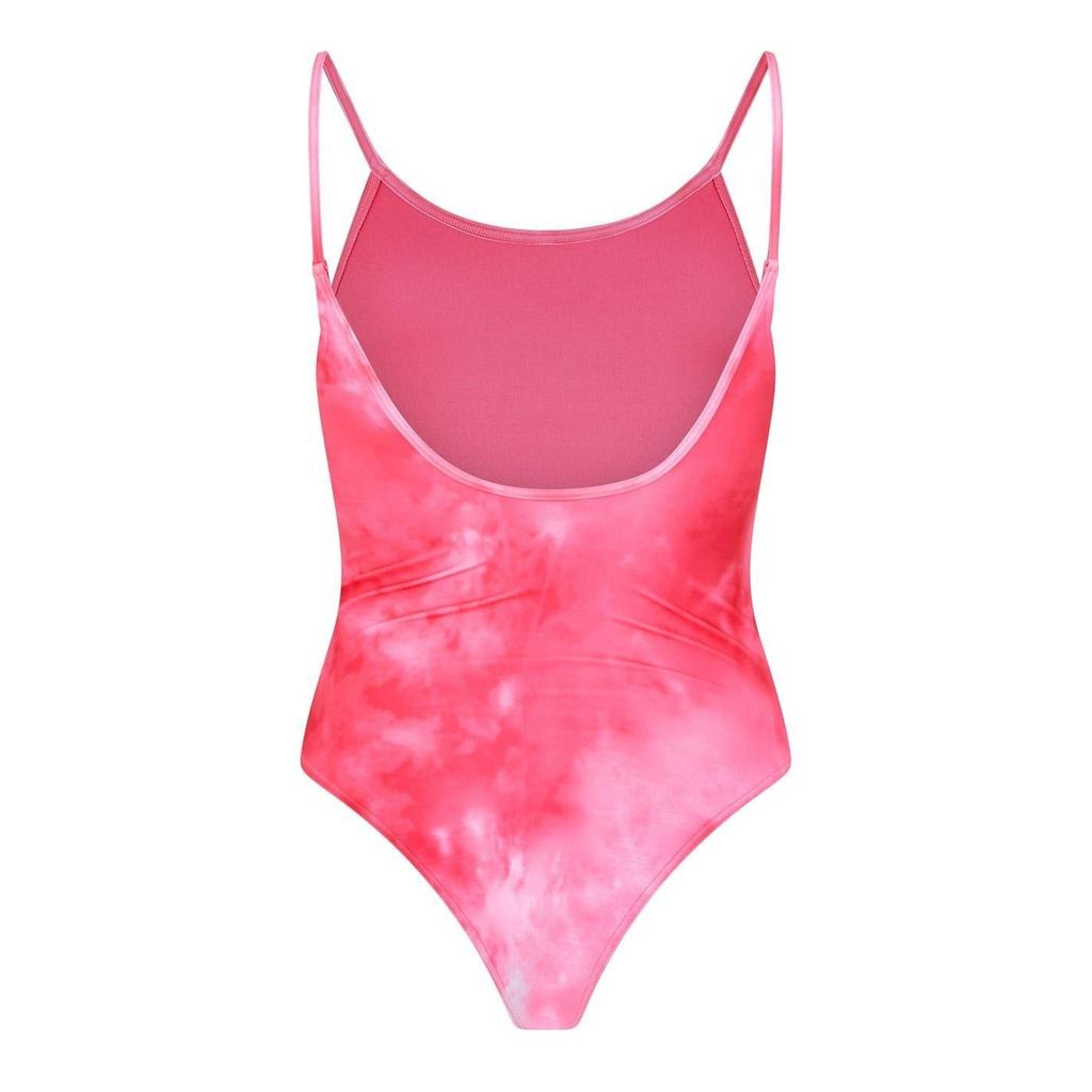 Adidas Womens/Ladies Tie Dye One Piece Swimsuit