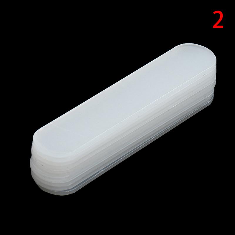 10Pcs Nail Art Tips Sticks Nail Display Acrylic Strips Practice Palette Manicure