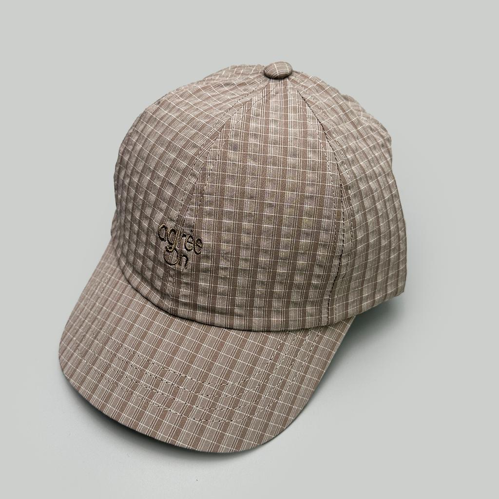 Plaid Quick-Dry Embroidered Letters Baseball Hats New Men Women Sunshade Korean Versatile Niche Fashion Casual Ins Peaked Caps