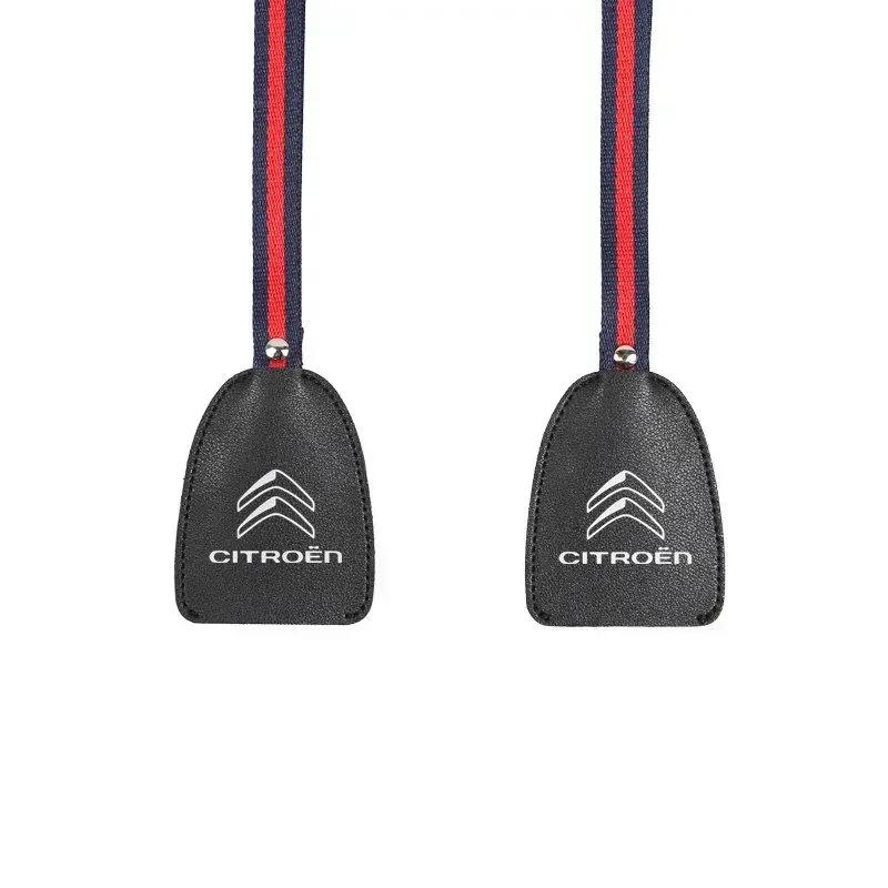 Leather Car Seat Back Hook Holder for Citroen C1 C2 C3 C5 C4L DS3 DS4 DS5 Xsara Saxo Berlingo Jumpy Picasso C-Elysee Car Styling alf123
