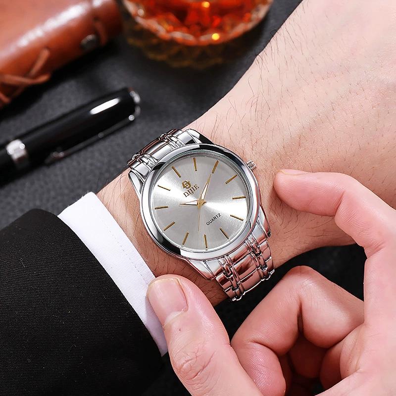 Men'S And Women'S Watches, Quartz Calendars, Business Quartz, Simple Casual Super Play, Men'S Watches, Tide Steel Strap Watches