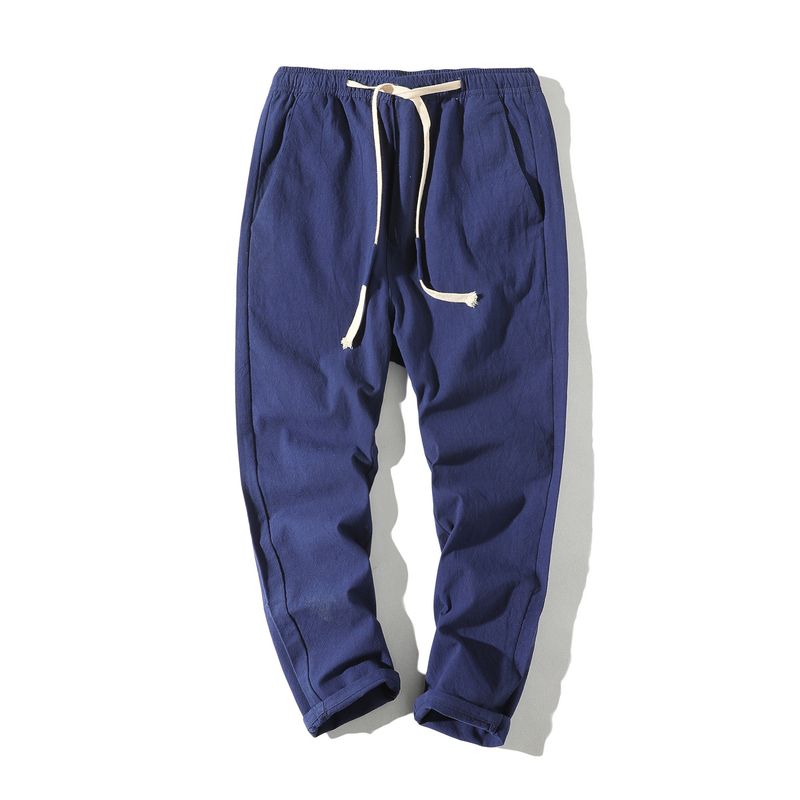 

Straight Leg Harem Pants Pencil Sweatpants Straight Ankle-Tied Sweatpants E 3XL