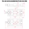 Platform Sliding Table X-Axis Manual Translation Displacement Station 40x70mm Precision Sliding Table Fine‑Tuning Linear Stage