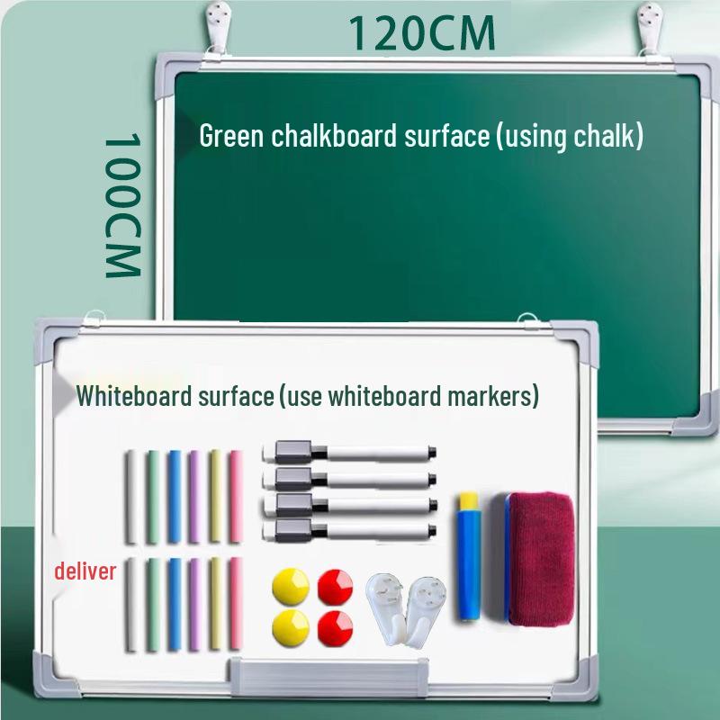 Magnetic Blackboard Wall Sticker for Home or Classroom - Single/Double-Sided, Hanging or Stand