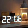Budzik cyfrowy LED 3D Zegar ścienny Godziny Data Temperatura Odpowiedni do domu Kuchnia Dekoracja zegara Zegary Dekoracja Ogród