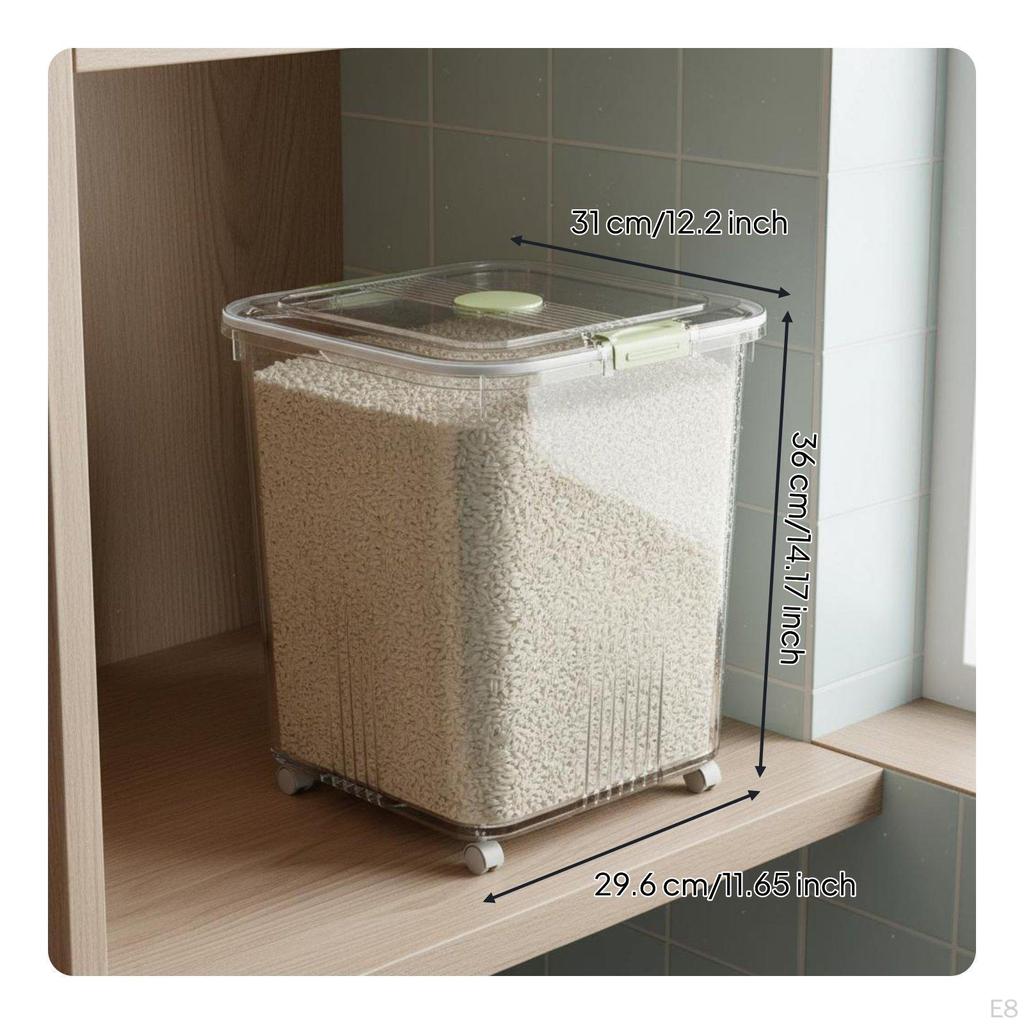 Rice Storage Container DampnessResistantResistant Airtight Sealed Grain Bin