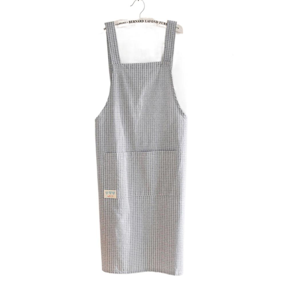 

Striped Kitchen Aprons Anti Dirty Cooking Aprons Multipurpose Chef Work Apron Household Cleaning сірий