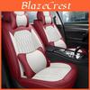 Seat New Universal Luxury Car Cover Full Set Pu Leather 1 Seat Front Seat Cushion