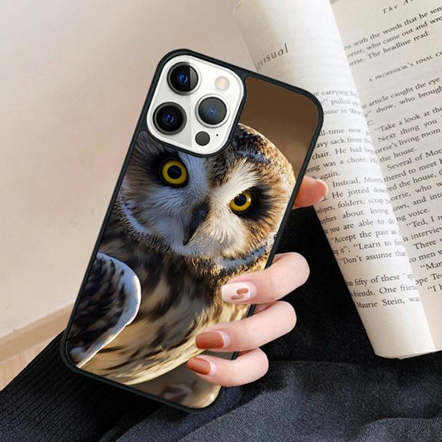 Bird Owl Nature Predator Phone Case Back Cover for iPhone 17 Air 16 15 14 13 11 12 Pro Max Plus Fundas Coque