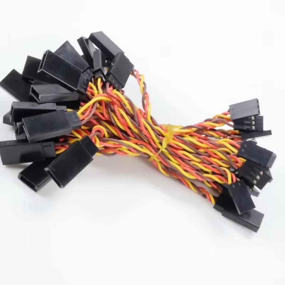 5Pcs Male to Female Servo Extension Cable Anti-interference Receiver Connection Cable RC Plane